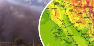 Alertan por vientos de hasta 110 km/h en Sonora; advierten riesgo de tolvaneras y caída de objetos