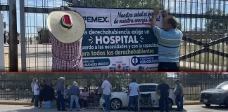 Trabajadores jubilados de Pemex se manifiestan por falta de servicio médico en Hermosillo Trabajadores jubilados de Pemex se manifiestan por falta de servicio médico en Hermosillo
